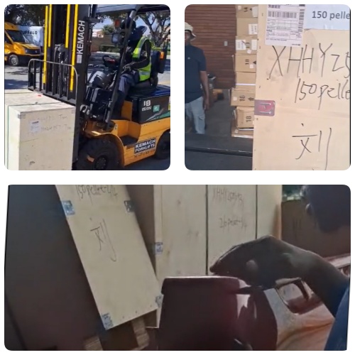 TF customer collect machine from South Africa