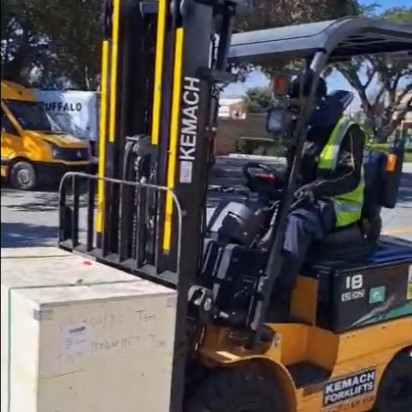 TF customer collect machine from South Africa