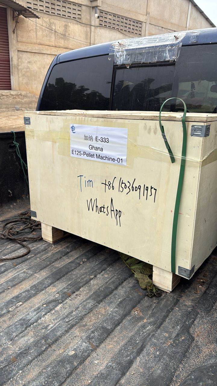 Agent collected the pellet machine from Ghana Agent collected the pellet machine from Ghana