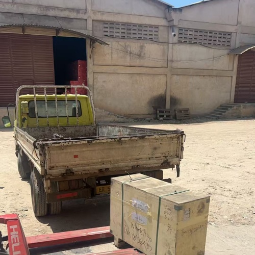 Clients Collected Electric Feed Pellet Machine from Ghana warehouse