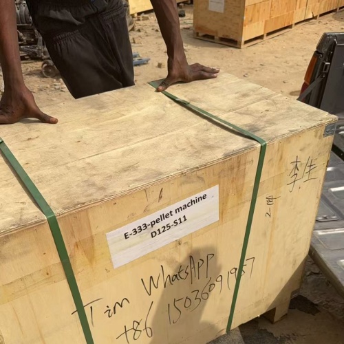 Clients Picked Electric Feed Pellet Machine from Accra Ghana warehouse