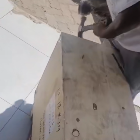 Clients Collected Electric Animal Feed Pellet Machine From Harare Warehouse