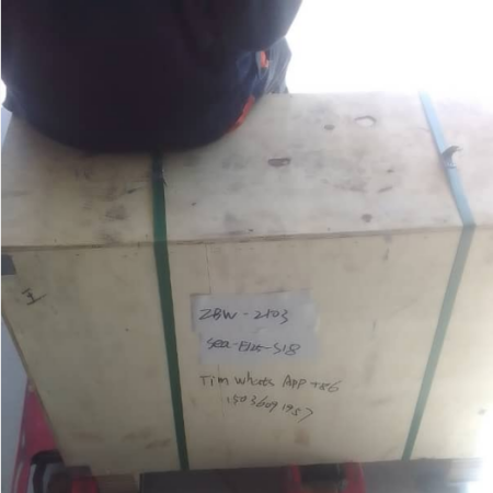 Zimbabwe clients Picked Electric Feed Pellet Machine from Harare warehouse