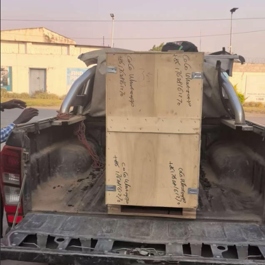 Zambia client picked up electric feed pellet machine from lusaka warehouse on 9th September 2026.